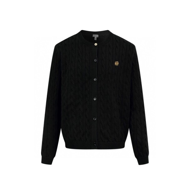 로에베 남성 브이넥 가디건 - Loewe Mens V-neck Cardigan - loc8533x