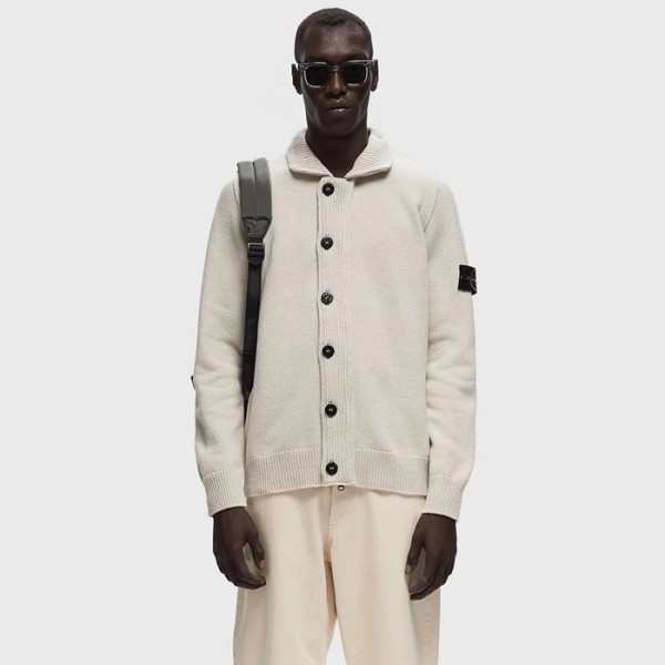 스톤아일랜드 남성 터틀넥 가디건 - Stone Island Mens Turtle-neck Cardigan - stc8661x