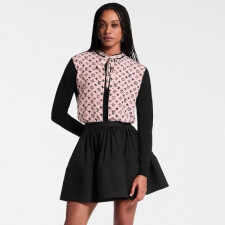 루이비통 여성 모노그램 가디건 - Louis vuitton Womens Monogram Cardigan - lvc7344x