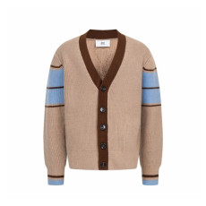 아미 남/녀 브이넥 가디건 - Ami Unisex V-neck Cardigan - amc9747x