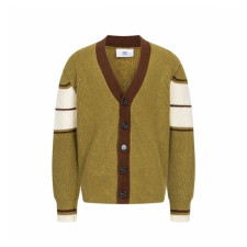 아미 남/녀 브이넥 가디건 - Ami Unisex V-neck Cardigan - amc9748x