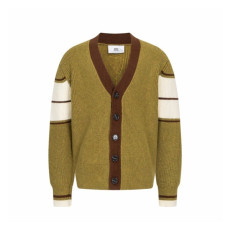 아미 남/녀 브이넥 가디건 - Ami Unisex V-neck Cardigan - amc9748x