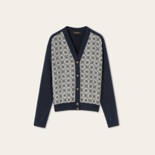 로로피아나 여성 브이넥 가디건 - Loro Piana Womens V-neck Cardigan - lpc8057x