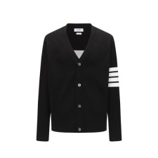 톰브라운 여성 브이넥 가디건 - Thom Browne Womens V-neck Cardigan - thc8389x