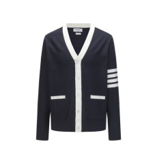 톰브라운 여성 브이넥 가디건 - Thom Browne Womens V-neck Cardigan - thc8391x