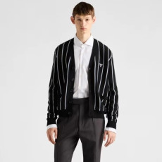 프라다 남성 브이넥 가디건 - Prada Mens V-neck Cardigan - prc12755x