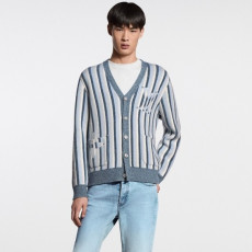 루이비통 남성 브이넥 가디건 - Louis vuitton Mens V-neck Cardigan - lvc12769x