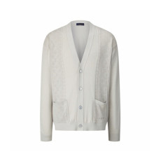 루이비통 남성 브이넥 포인텔 가디건 - Louis vuitton Mens V-neck Pointel Cardigan - lvc14080x