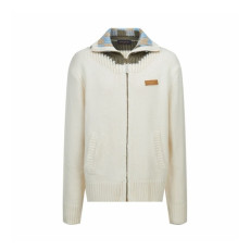 루이비통 남성 지퍼 장식 인타르시아 트랙 탑 - Louis vuitton Mens Zipped Intarsia Track Top - lvc16004x
