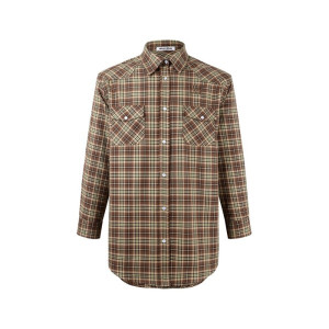 미우미우 남/녀 체크 셔츠 - Miumiu Unisex Flanner Shirts - mic12518x