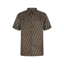 펜디 남성 FF 반팔 셔츠 - Fendi Mens FF Shirts - fec12937x