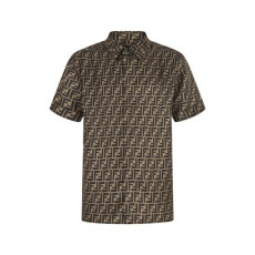 펜디 남성 FF 반팔 셔츠 - Fendi Mens FF Shirts - fec12937x
