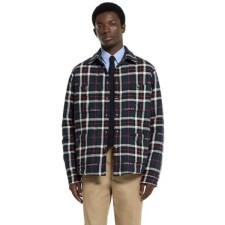 구찌 남성 체크 셔츠 -  Gucci Mens Flanner Shirt - guc13182x