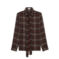 입생로랑 여성 실크 셔츠 - Saint Laurent Womens Silk Shirts - ysc8190x