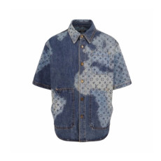 루이비통 남성 반팔 셔츠 - Louis vuitton Mens Short Sleeved Shirt - lvc15326x