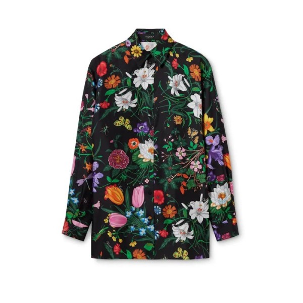 구찌 여성 실크 셔츠 - Gucci Womens Silk Shirts - guc13843x