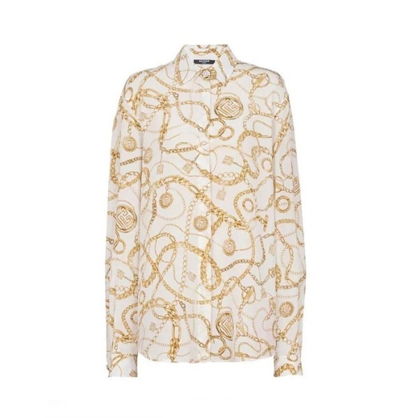 발망 여성 트렌디 셔츠 - Balmain Womens Trendy Shirts - bac13920x