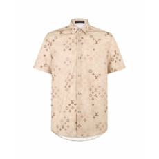 루이비통 남성 반팔 셔츠 - Louis vuitton Mens Short Sleeved Shirt - lvc15419x