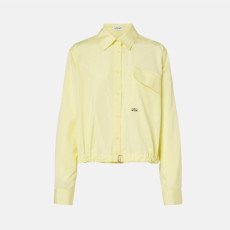 로에베 여성 드로스트링 헴 셔츠 - Loewe Womens Drawstring Hem Shirt - loc14287x