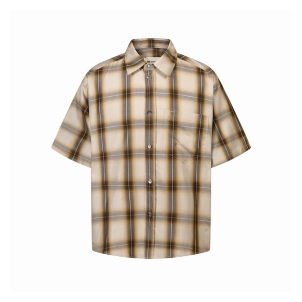 아미 남성 반팔 셔츠 - Ami Mens Basic Shirts - amc15807x
