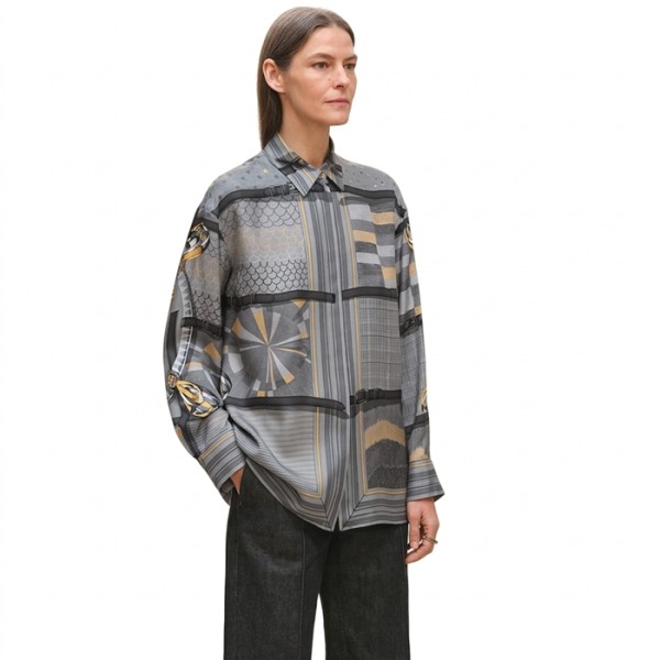 에르메스 여성 실크 셔츠 - Hermes Womens Silk Shirts - prc14382x