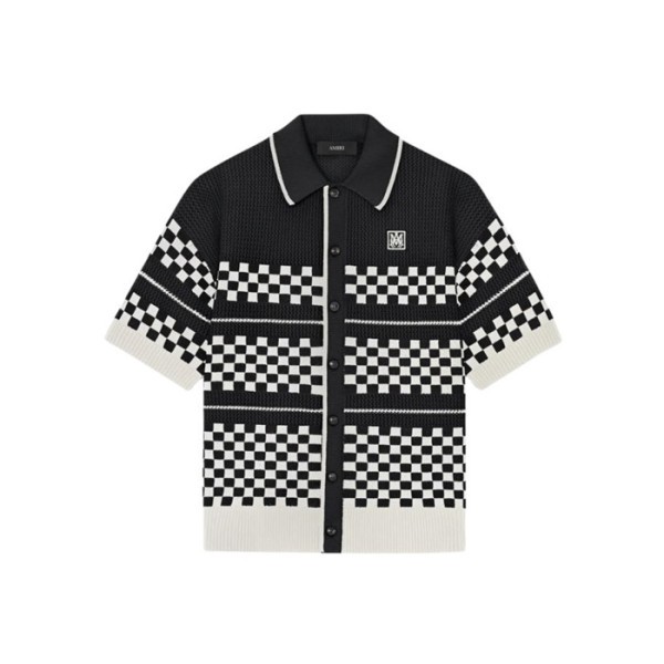 아미리 남성 체크 메쉬 셔츠 - Amiri Mens Checkered Mesh Shirt - amc15985x