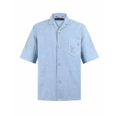루이비통 남성 반팔 셔츠 - Louis vuitton Mens Short Sleeved Shirt - lvc16055x