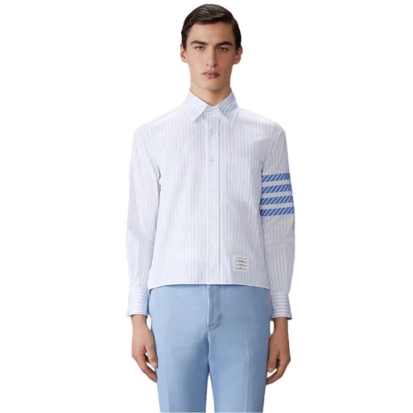 톰브라운 남성 클래식 셔츠 - Thom Browne Mens Dress Shirts - thc16173x