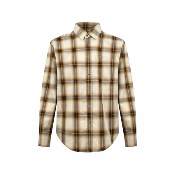 아미 남성 파리 자수 셔츠 - Ami Mens Paris Embroidered Shirt - amc16364x