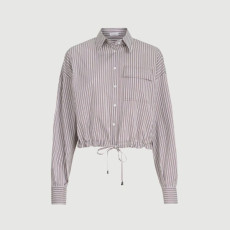 브루넬로 쿠치넬리 여성 스트라이프 셔츠 - Brunello Cucinelli Womens Striped Shirt - brc15136x