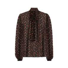 돌체앤가바나 여성 꽃무늬 타이 블라우스 - Dolce&Gabbana Womens Floral Tie Blouse - doc15160x