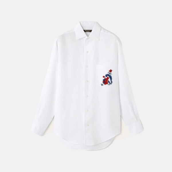 로로피아나 여성 클래식 셔츠 - Loro Piana Womens Classic Shirt - lpc15993x