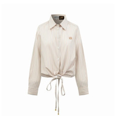 로에베 여성 이비자 블렌드 스트라이프 셔츠 - Loewe Womens Ibiza Stripe Shirt - loc16232x