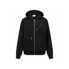 아미 남성 집업 후디 - Ami Mens Zip-up Hoodie - amc8748x