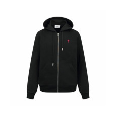아미 남성 집업 후디 - Ami Mens Zip-up Hoodie - amc8748x