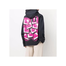아크네 남/녀 블랙 후드티 - Acne Unisex Black Hoodie - acn0176x