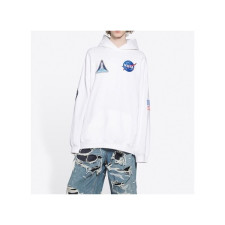 발렌시아가 남/녀 화이트 후드티 - Balenciaga Unisex White Hoodie - ba21x