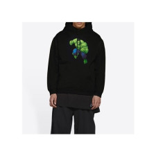 발렌시아가 남/녀 블랙 후드티 - Balenciaga Unisex Black Hoodie - ba23x