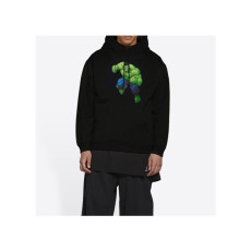 발렌시아가 남/녀 블랙 후드티 - Balenciaga Unisex Black Hoodie - ba23x