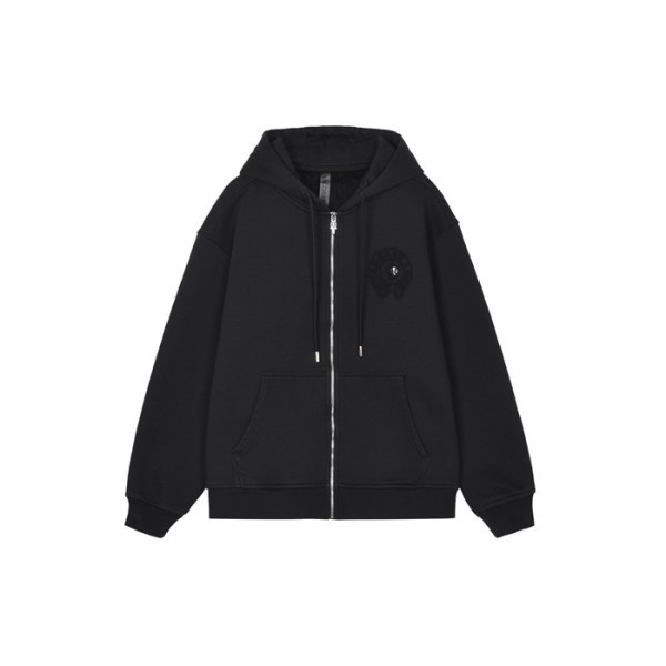 크롬하츠 남성 집업 후디 - Chrom hearts Mens Zip-up Hooded - chc12192x