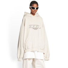 발렌시아가 남/녀 그레이 집업 후드티 - Balenciaga Unisex Gray Hoodie - ba532x