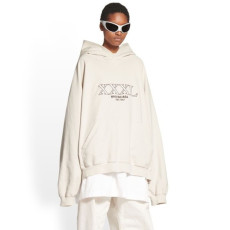발렌시아가 남/녀 그레이 집업 후드티 - Balenciaga Unisex Gray Hoodie - ba532x