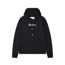 막스마라 남/녀 캐쥬얼 블랙 후드티 - Maxmara Unisex Black Hoodie - max112x