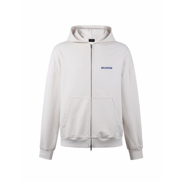 발렌시아가 남성 집업 후드티 - Balenciaga Mens Zip-up Hooded - bac12282x