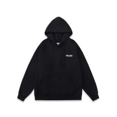 베트멍 남/녀 블랙 후드티 - Vetements Unisex Black Hoodie - vec858x