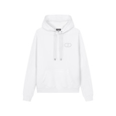 디올 남/녀 화이트 후드티 - Dior Unisex White Hoodie - dic1915x