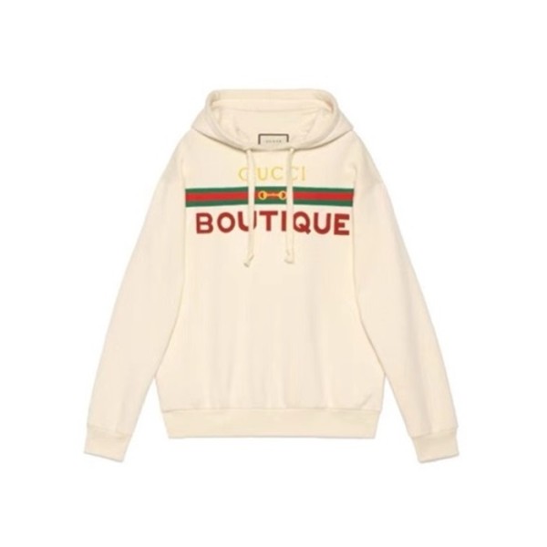구찌 남/녀 블랙 후드티 - Gucci Unisex Black Hoodie - guc2364x
