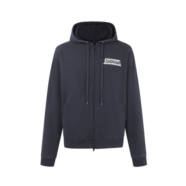 발렌시아가 남/녀 집업 후드티 - Balenciaga Unisex Zip-up Hooded - bac13312x
