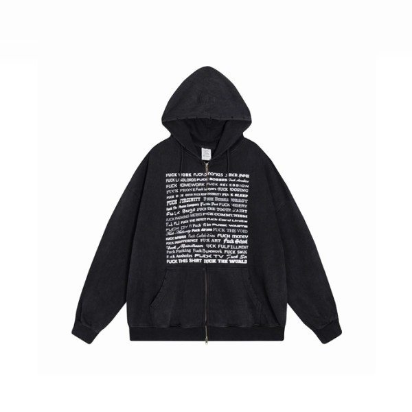 베트멍 남/녀 캐쥬얼 후드티 - Vetements Unisex Casual Hooded - vec15841x