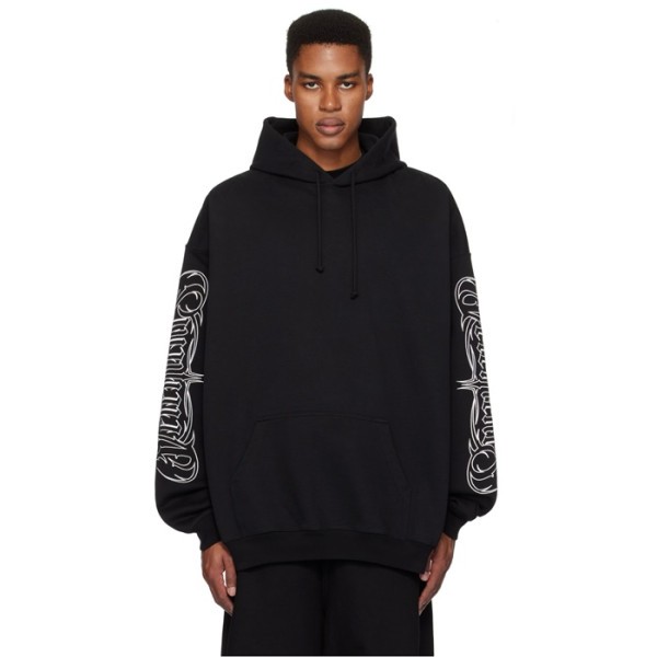 베트멍 남/녀 베이직 후드티 - Vetements Unisex Basic Hoodie - vec7111x